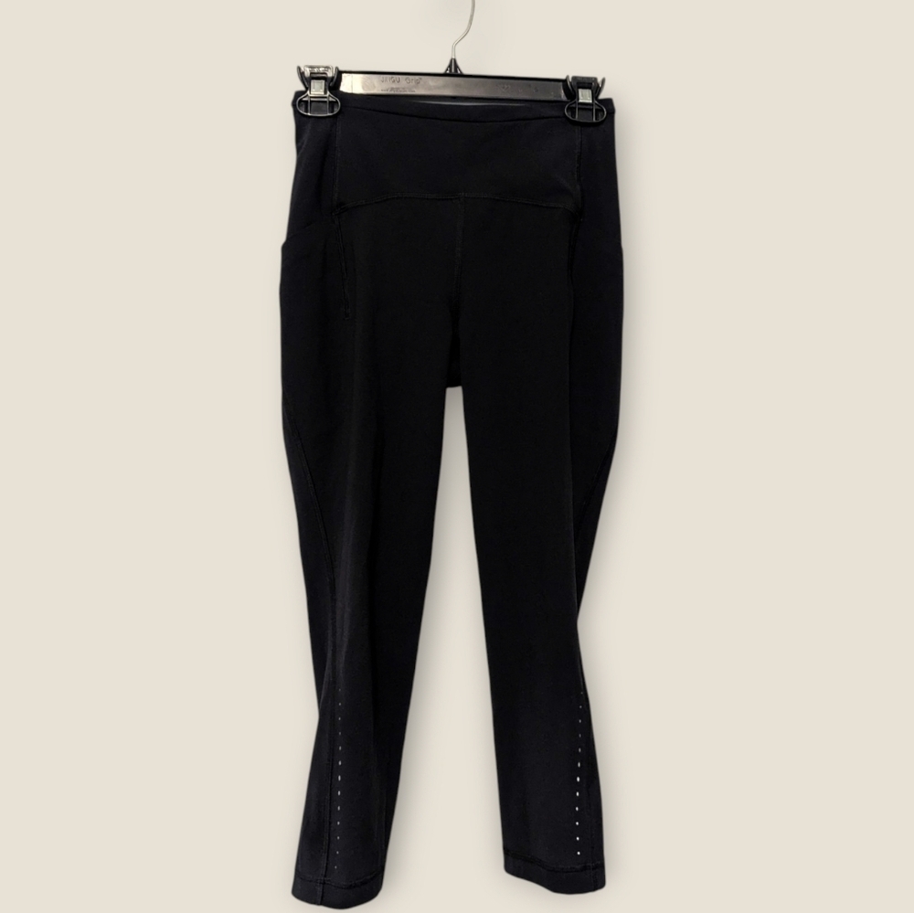 Lululemon Swift Speed High-Rise Crop 21" Black Size 4